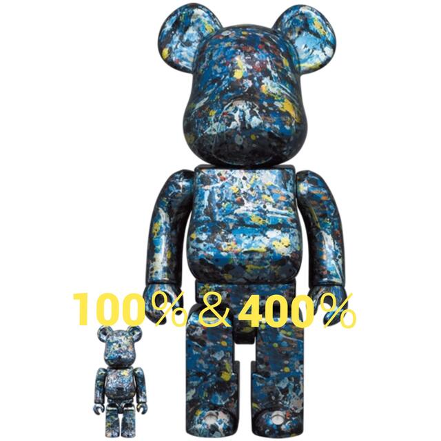 BE@RBRICK Jackson Pollock 100％ & 400％MEDICOMTOY