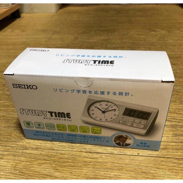 SEIKO(セイコー)の【新品】SEIKO 時計 STUDY TIME  KR893W 学習用時計 静音 インテリア/住まい/日用品のインテリア小物(置時計)の商品写真