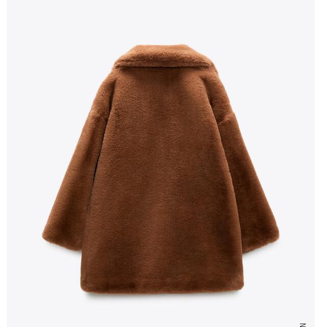 ZARA(ザラ)の【完売/新品】ZARA フェイクファーコート レディースのジャケット/アウター(毛皮/ファーコート)の商品写真