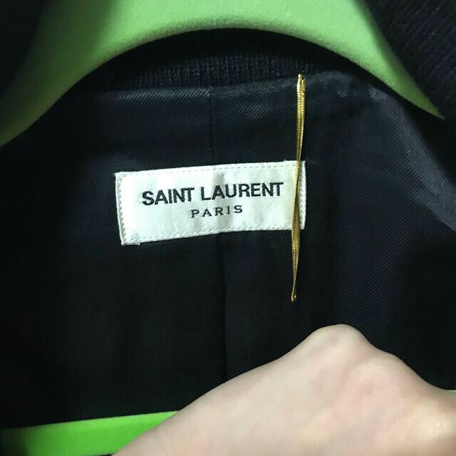 Saint Laurent(サンローラン)のSaint Laurentテディジャケット34平子理沙ジジハディッド着用同色 レディースのジャケット/アウター(スタジャン)の商品写真