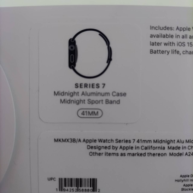 【新品未開封】Apple Watch Series 7(41mm GPSモデル)
