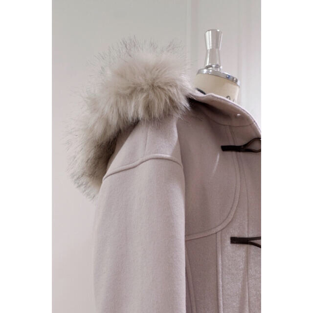 未使用品 Her lip to Faux Fur Hoodie Duffle Coat