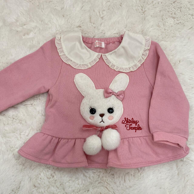 シャーリーテンプル うさぎペプラムトレーナー 90 quimicolorsas.com
