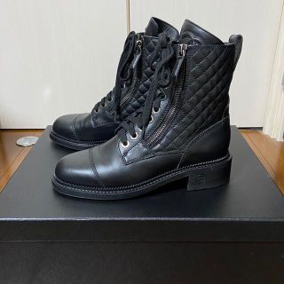 シャネル【CHANEL】 マトラッセ レースアップ ブーツ www