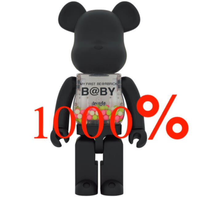 MEDICOM TOY(メディコムトイ)のMY FIRST BE@RBRICK B@BY MATT BLACK 1000% エンタメ/ホビーのフィギュア(その他)の商品写真