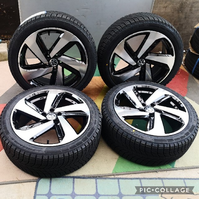 新品4本セット スタッドレスタイヤ ホイールセット 215/45R17 SNOWの