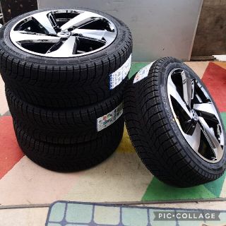 新品4本セット スタッドレスタイヤ ホイールセット 215/45R17 SNOWの
