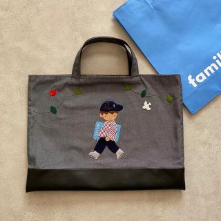 ファミリア レッスンバッグ(ブラック/黒色系)の通販 94点 | familiar