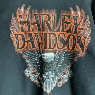 Harley Davidson   未使用 タグ付ハーレーダビッドソンプリント