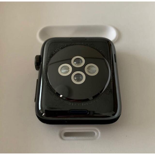 Apple(アップル)のAppleWatch 3 GPS+Cellular ブラックステンレス 42mm メンズの時計(腕時計(デジタル))の商品写真