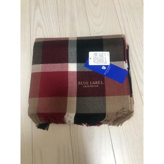 バーバリーブルーレーベル(BURBERRY BLUE LABEL)の新品　ブルー　レーベル　クレストブリッジ　マフラー(マフラー/ショール)