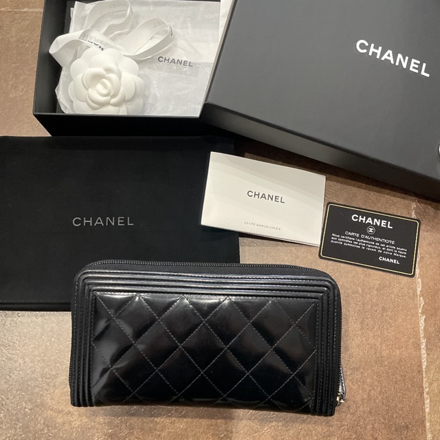 CHANEL(シャネル)の【大幅値下げ】CHANEL 長財布　ボーイシャネル  レディースのファッション小物(財布)の商品写真