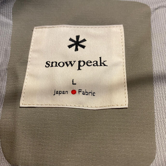 snowpeak 2.5L Rain Jacket L Beige