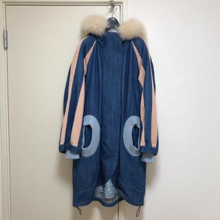 ツモリチサト(TSUMORI CHISATO)のツモリチサト デニム コート コーデュロイ(ロングコート)