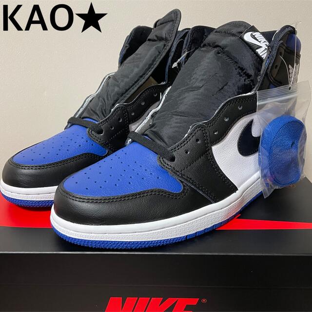 靴/シューズNIKE AIR JORDAN1 RETRO HIGH OG ROYAL TOE