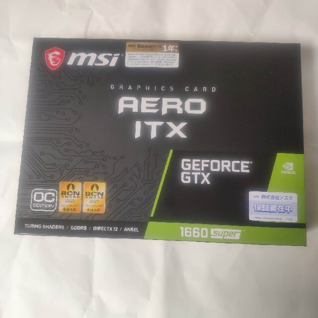 MSI GEFORCE GTX1660 SUPER AERO ITX OC