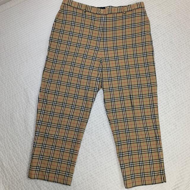 希少 Burberry Golf バーバリー ノバチェック クロップドパンツ