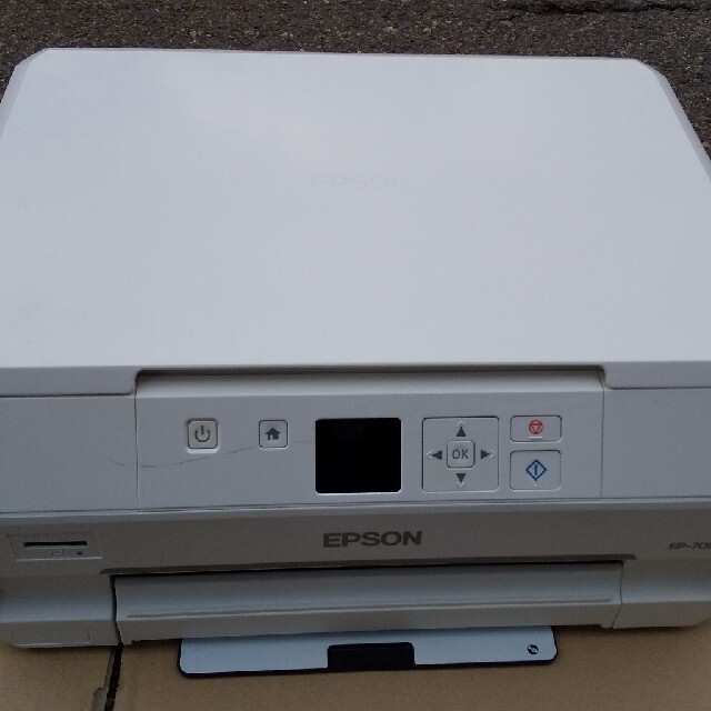 EPSON(エプソン)のエプソンプリンターEP-708A白 スマホ/家電/カメラのPC/タブレット(PC周辺機器)の商品写真