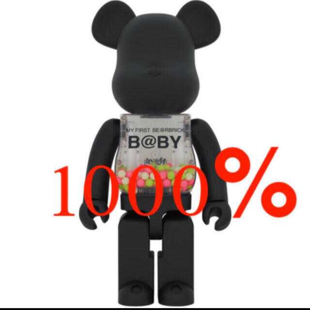 MEDICOM TOY(メディコムトイ)のMY FIRST BE@RBRICK B@BY MATT BLACK 1000% エンタメ/ホビーのフィギュア(その他)の商品写真