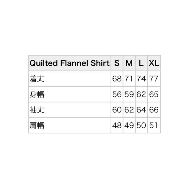 Supreme(シュプリーム)のSupreme Quilted Flannel Shirt XL メンズのジャケット/アウター(ブルゾン)の商品写真