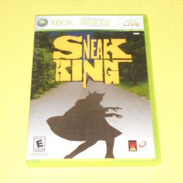 xbox★SNEAK KING 海外版★箱付・説明書付・ソフト付★動作確認済