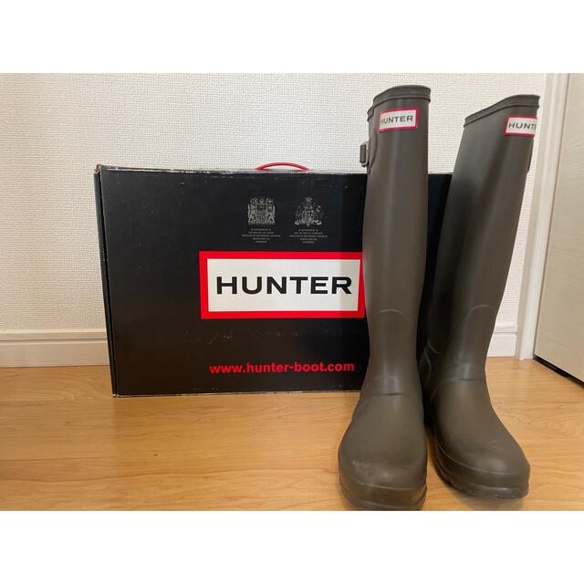 HUNTER(ハンター)の【箱付 美品】ハンター　レインブーツ　23.5㎝ レディースの靴/シューズ(ブーツ)の商品写真