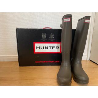 ハンター(HUNTER)の【箱付 美品】ハンター　レインブーツ　23.5㎝(ブーツ)