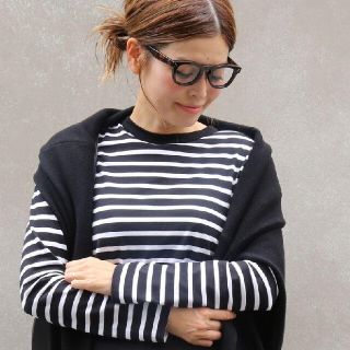 ドゥーズィエムクラス(DEUXIEME CLASSE)のドゥーズィエムクラス　Coco Stripe T No5(カットソー(長袖/七分))