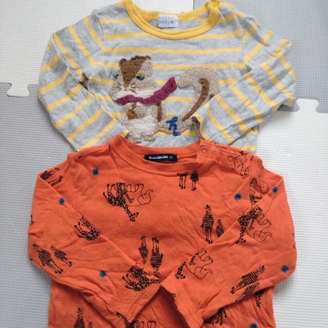 hakka baby(ハッカベビー)のHAKKA　moujonjon　ロンＴ キッズ/ベビー/マタニティのキッズ服男の子用(90cm~)(Tシャツ/カットソー)の商品写真