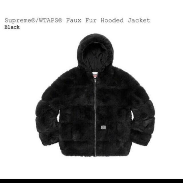 有名人芸能人】 Wtaps Supreme - Supreme FAUX JACKET HOODED FUR