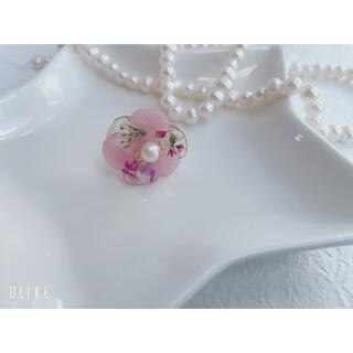 Flower／お花型のピンクなリング／指輪(リング)