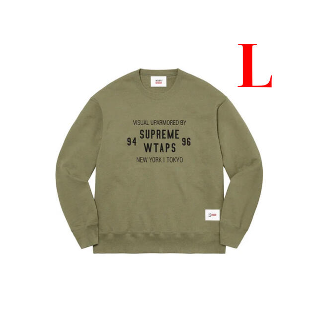 Supreme / WTAPS Crewneck Olive Drab L