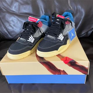 ナイキ(NIKE)のUNION LA×Nike  Air Jordan4 25cm(スニーカー)