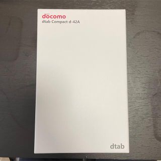 新品 d-42A dtab compact ゴールド(タブレット)