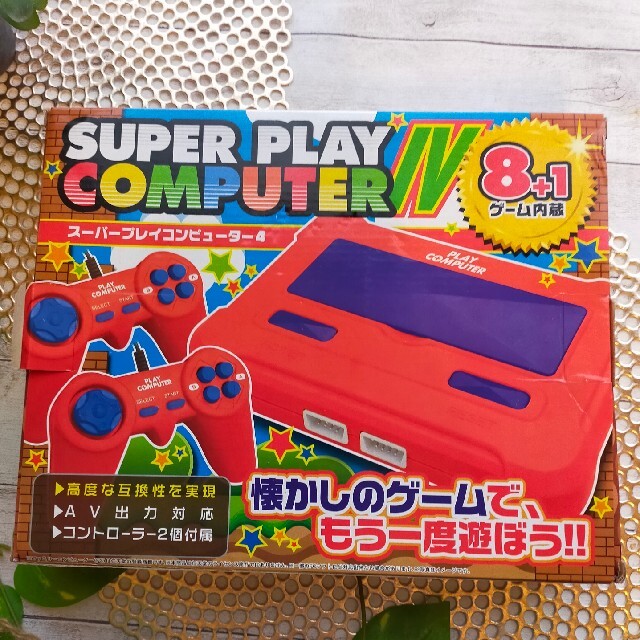 【非売品 ★ ゲーム】そのまますぐに遊べる　ファミコン互換機　9種のゲーム内蔵 エンタメ/ホビーのゲームソフト/ゲーム機本体(家庭用ゲーム機本体)の商品写真