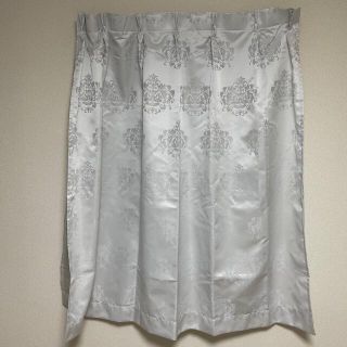 Francfranc 防炎カーテン ダマスク柄 1枚