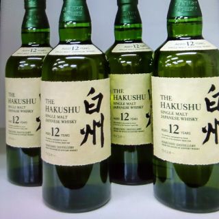 サントリー(サントリー)の白州12年４本セット(その他)