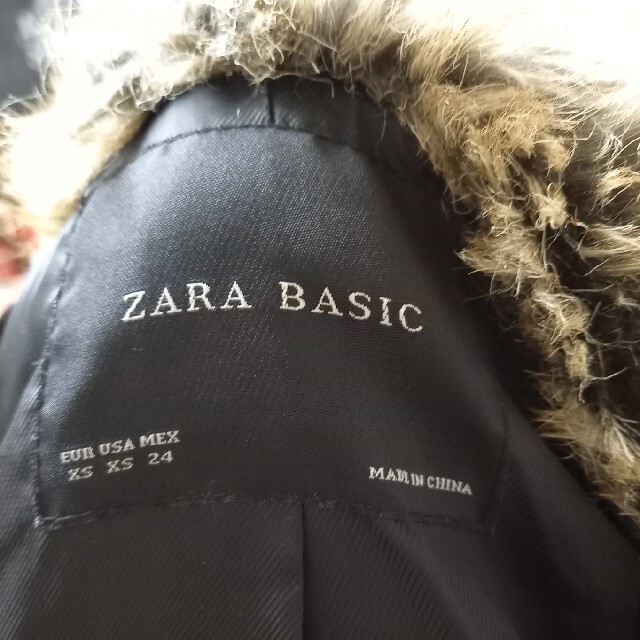 ZARA(ザラ)のZARAファーコート大幅値下げ！！美品！ レディースのジャケット/アウター(ロングコート)の商品写真