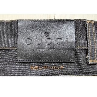 グッチ(Gucci)のGUCCI グッチ セルビッチ デニムパンツ ブラック 90年代製 サイズ44(デニム/ジーンズ)