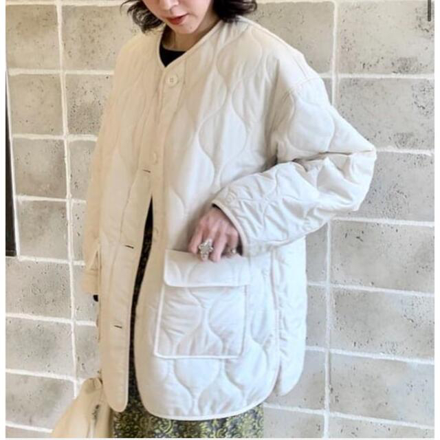 22AW HYKE QUILTED LINER JACKET カーキ - アウター
