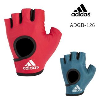 アディダス(adidas)のadidas (アディダス) エッセンシャルグローブ レディースレッド S(トレーニング用品)