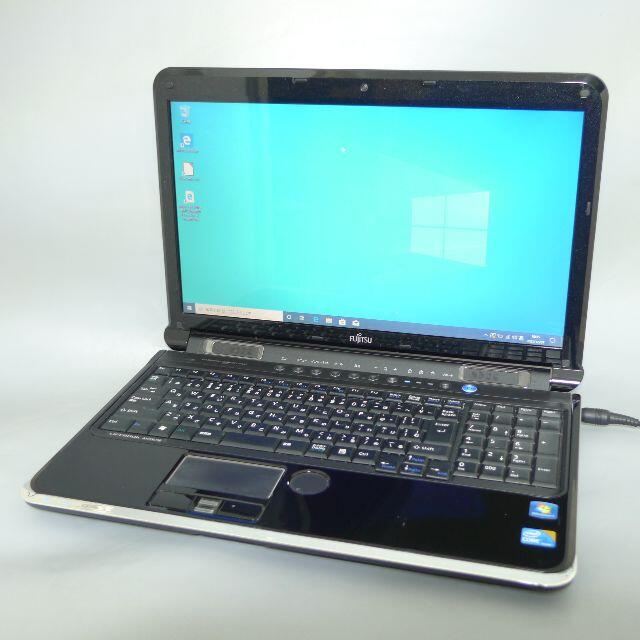 新品爆速SSD 黒色 ノートpc AH700/5B 4GB 無線
