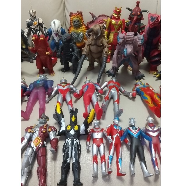 BANDAI - ウルトラマン 怪獣 ソフビ フィギュア 大量 レア クリアの