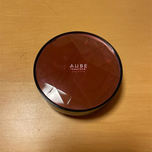 AUBE couture(オーブクチュール)の425 オレンジ デザイニングパフチーク (ケース込み) コスメ/美容のベースメイク/化粧品(チーク)の商品写真