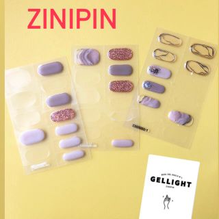 ZINIPIN ジニピン ジェルネイルシール ジェル 20枚 ネイル(ネイル用品)