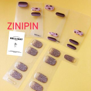 ZINIPIN ジニピン ジェルネイルシール 19枚 ジェル ネイル(ネイル用品)