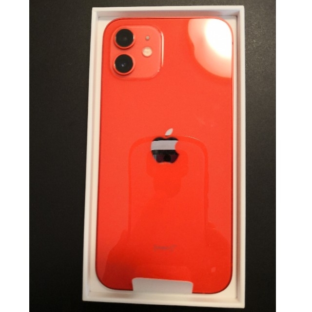 iPhone(アイフォーン)の【新品未使用/simフリー】iPhone12 Red 64GB スマホ/家電/カメラのスマートフォン/携帯電話(スマートフォン本体)の商品写真