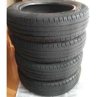 DUNLOP - DUNLOP 155/65R14 ノーマルタイヤ 4本セット 中古の