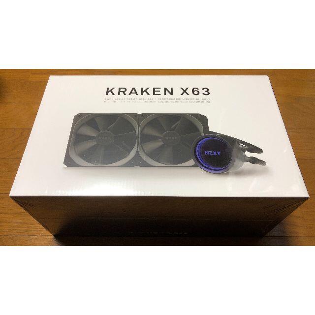 PC/タブレット【新品未開封】KRAKEN X63 簡易水冷CPUクーラー 280mm