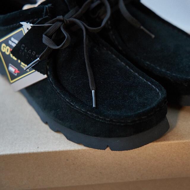 【新品未使用】CLARKS WALLABEE BLACK SUEDE 26